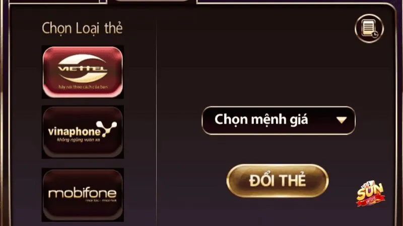Giao dịch qua thẻ cào đơn giản Giao dịch qua thẻ cào đơn giản